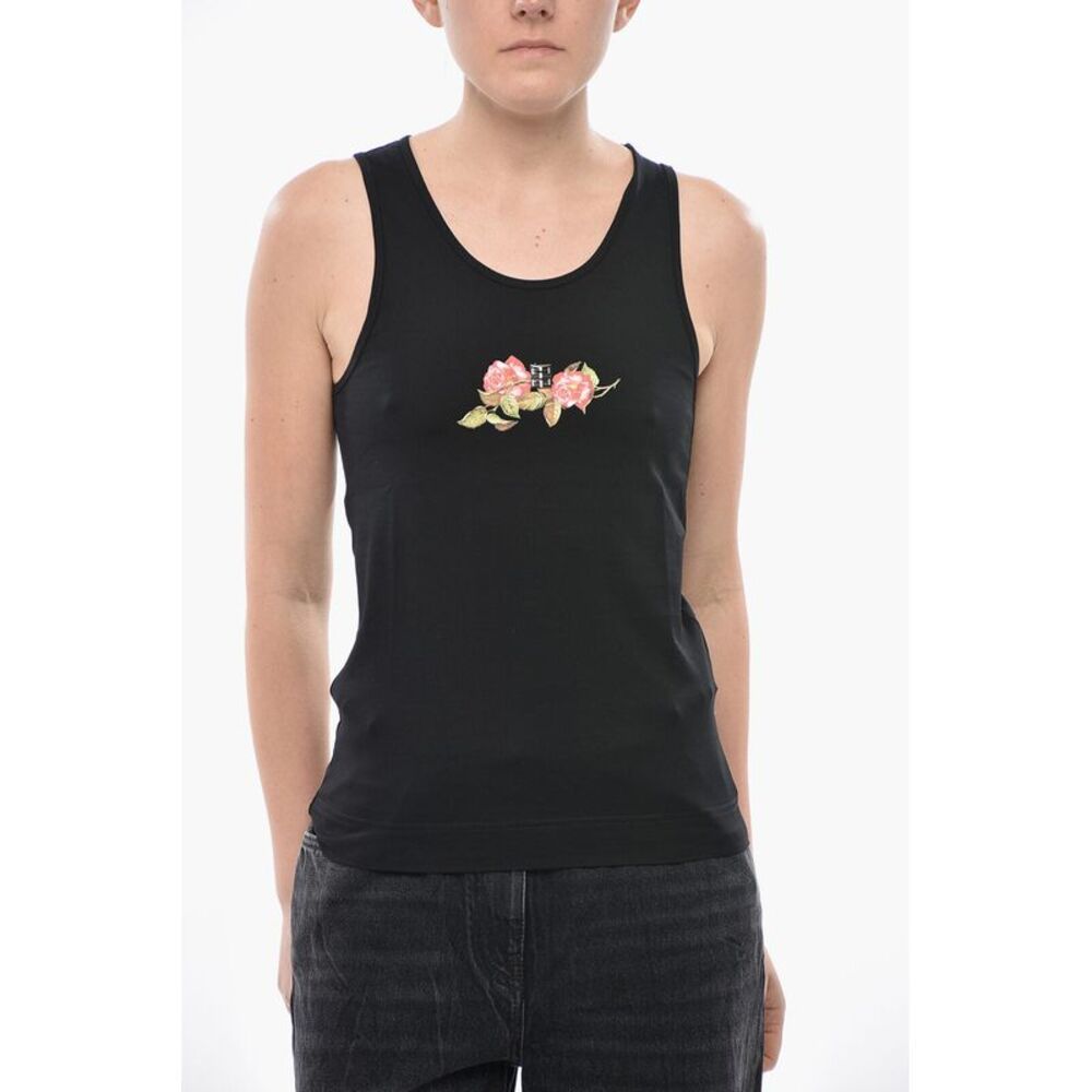 Cotton Tank Top ROSES - Picture 2 of 5